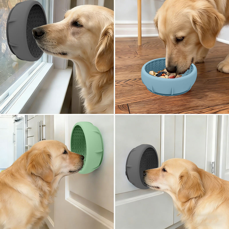 Top Ranking Feeder Dog Bowl Anti Gulping Eating Interactive Bloat Stop Healthy Dog Slow Food Feeding Pet Bowl
