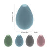 Soft Silicone Hair Cleaning Brush Reusable Baby Bath Cleaner Massager Brush Scrubber Silicone Baby Shampoo Brush