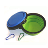 Silicone Collapsible Dog Bowl, Foldable Expandable Cup Dish for Pet Cat Food Water Feeding Portable Travel Bowl Free Carabiner