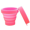 Modern Candy Color Silicone Telescopic Gargle Cup 200ml for Home Outdoor Sports Travel Business-Folding Advertising Cup Gift