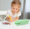 Silicone Makeup Brush Holder Portable Travel Makeup Tools Eyebrow Pencil Lipstick Organizing Storage Box Beauty Tool Storage Bag