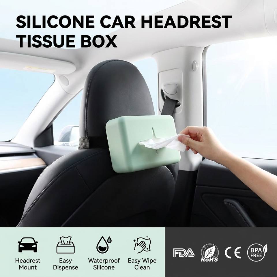 Custom Different Shape Waterproofing Dustproof Food-grade Silicone Rubber Part Silicone Tissue Case