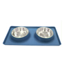 Silicone Pet Mat Dog Eating Spillproof Silicone Placemat Waterproof Cat Litter Pad Pet Food Feeding Mat