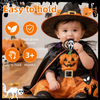 Juguete suave unisex de Teether de la calabaza de Halloween de la salud del silic&oacute;n del OEM del nuevo estilo para los ni&ntilde;os