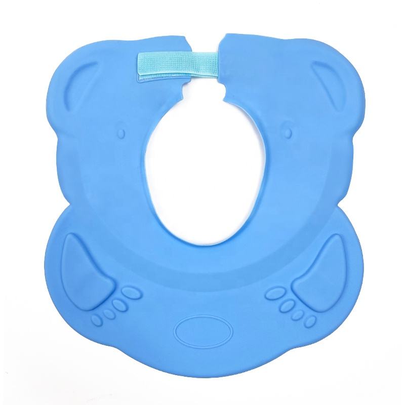 Silicone Baby Bathing Shampoo Shower Protection Silicone Shower Cap With Air Gasket