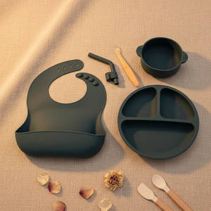 New Arrival Silicone Baby Plate With Suction Eco-friendly Platos De Silicona Para Bebes for Baby Non-toxic Platos De Silicona
