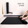BPA Free Rectangle-Shaped Silicone Dog Feeding Mat Non-Slip and Non-Spills Pet Feeder Pad with Solid Pattern