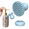 Wellfine Custom Pet Hair Remover Brush Bath Silicone Pet Brush Easy Hair Remove Clean Grooming Brush