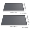 Non-Slip Silicone Washer Dryer Top Cover Protect Mat Waterproof Washer Top Cover Pad for Home Kitchen Laundry Room