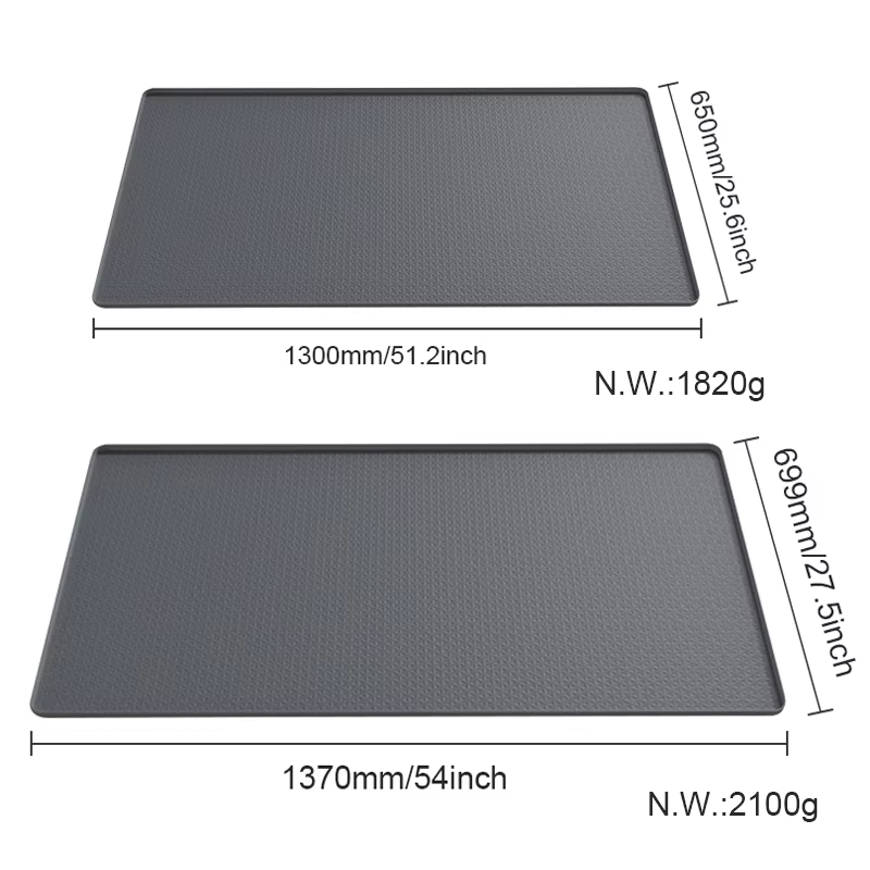 Non-Slip Silicone Washer Dryer Top Cover Protect Mat Waterproof Washer Top Cover Pad for Home Kitchen Laundry Room