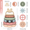 Non Toxic Baby Teether Silicone Toys Bpa Free Food Grade Chew Silicone Baby Teether