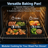 4-Piece Silicone Square Box Baking Pan for Barbecue Bread & Cake Microwave & Dishwasher Safe for Home Kitchen Use